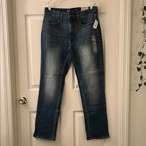 Old Navy Women's Medium Blue Straight Leg Jeans